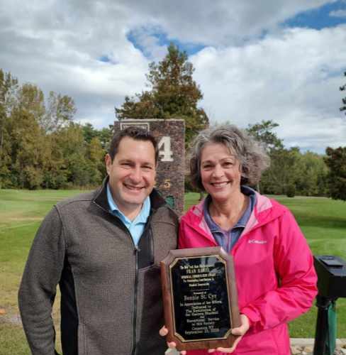 Bonnie St. Cyr, Plattsburg - recipient of the 2023 Fran Hanes award