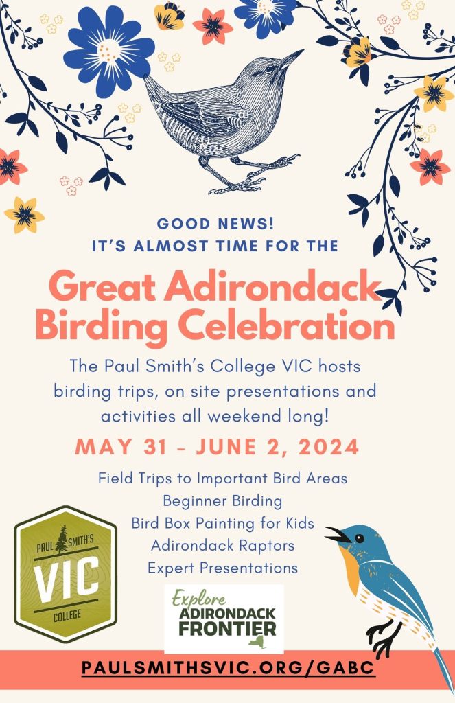 Great Adirondack Birding Celebration @ Paul Smith's College Visitor Interpretive Center
