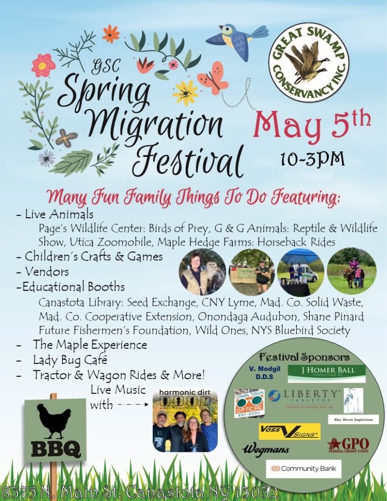Spring Migration Festival @ Great Swamp Conservancy